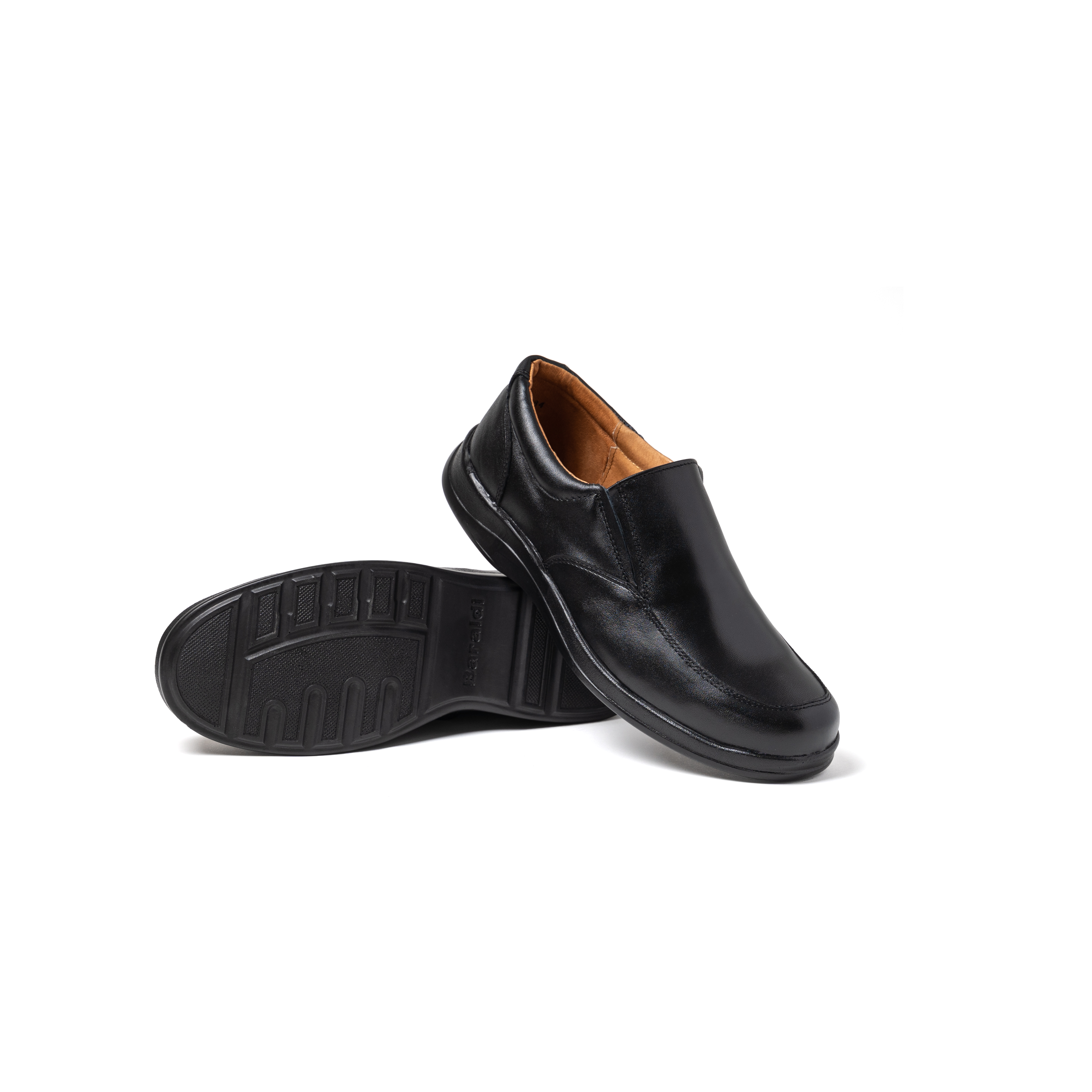 Foto 3 pulgar | Zapatos de Piel Baraldi Negros para Hombre