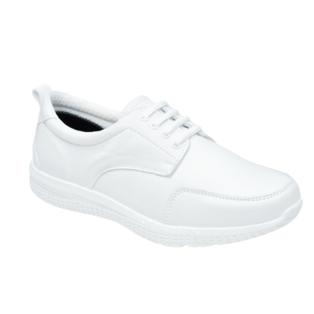 Foto 2 | Zapatos de Piel Big Apple Blancos para Hombre