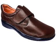 Zapato Para Hombre En Piel Borrego Para Descanso Con Velcro