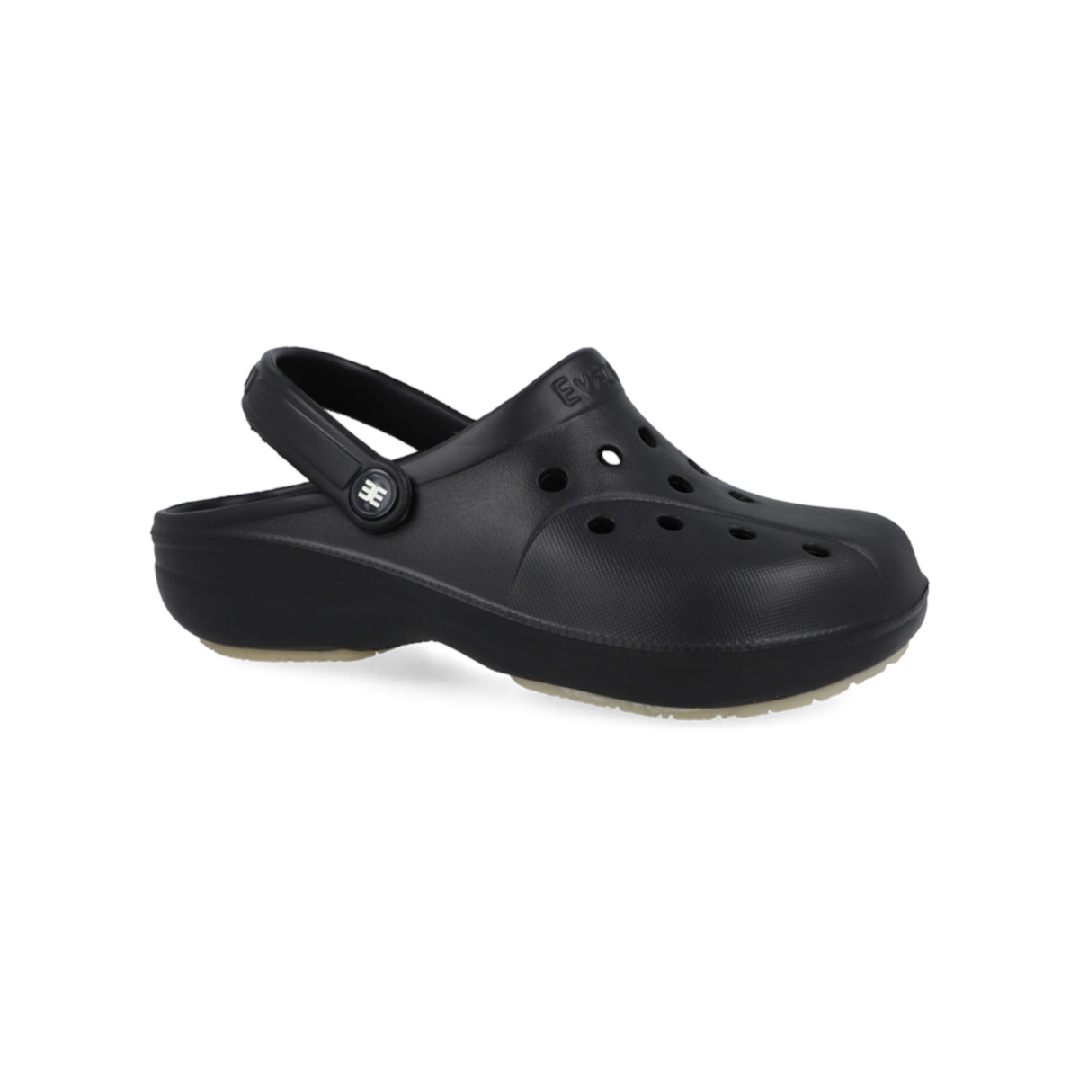 Foto 2 pulgar | Zapato Antiderrapante Para Trabajo Tipo Zueco Evacol - Negro