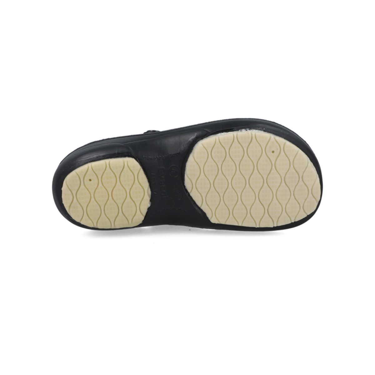 Foto 5 pulgar | Zapato Antiderrapante Para Trabajo Tipo Zueco Evacol - Negro