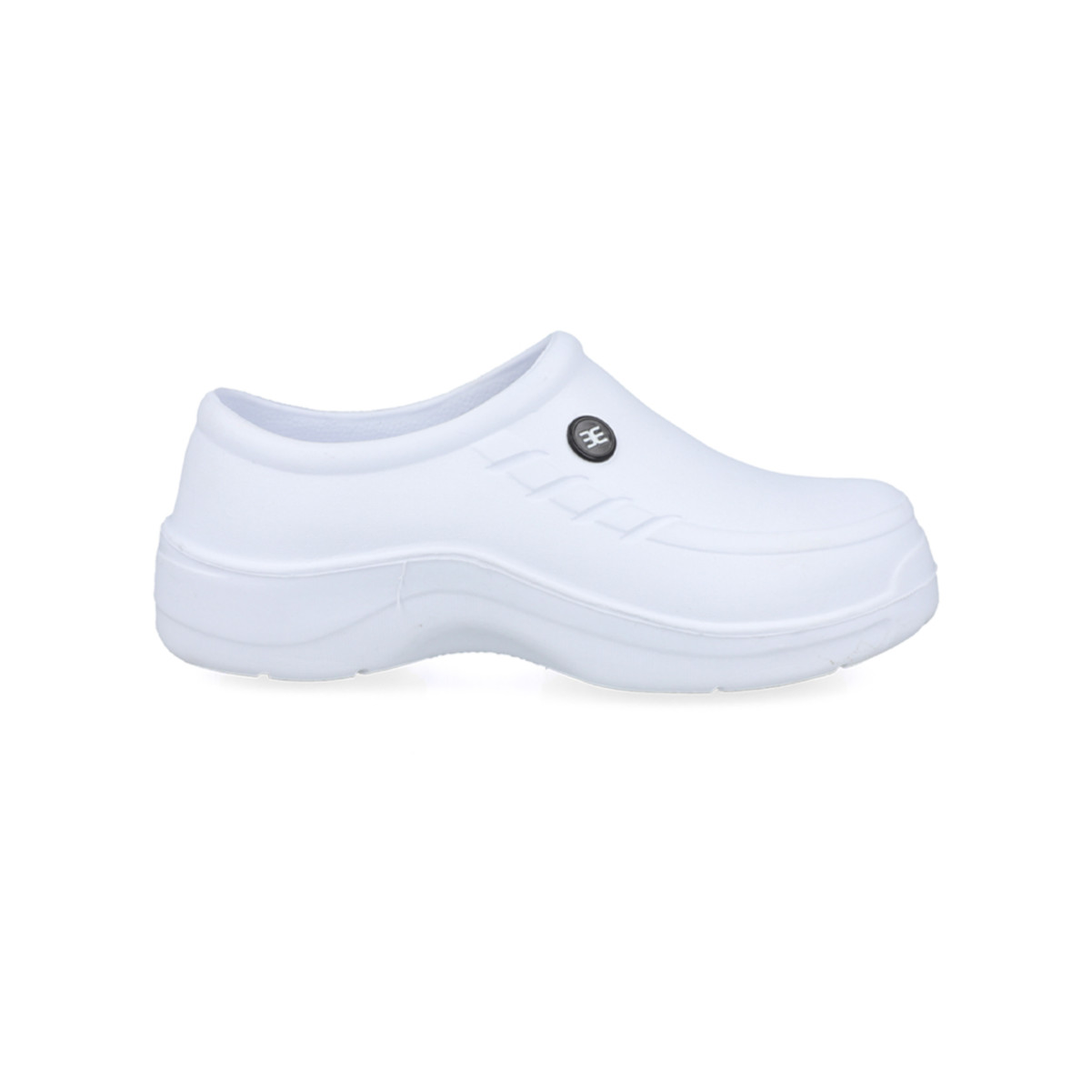 Foto 3 pulgar | Zapato Cerrado Evacol Blancos para Trabajo Antiderrapantes