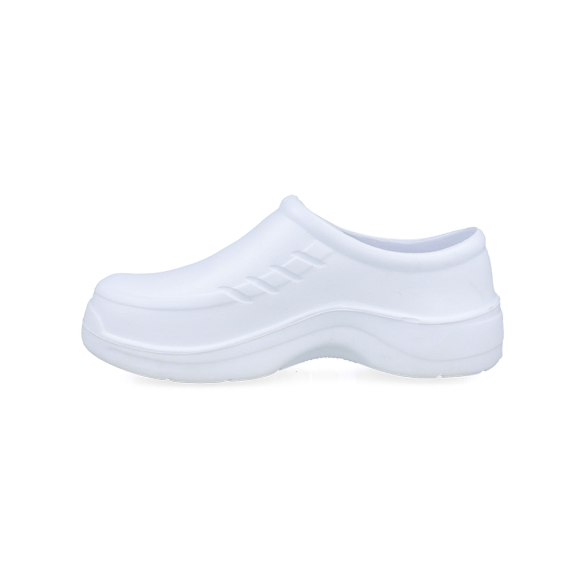 Foto 4 pulgar | Zapato Cerrado Evacol Blancos para Trabajo Antiderrapantes