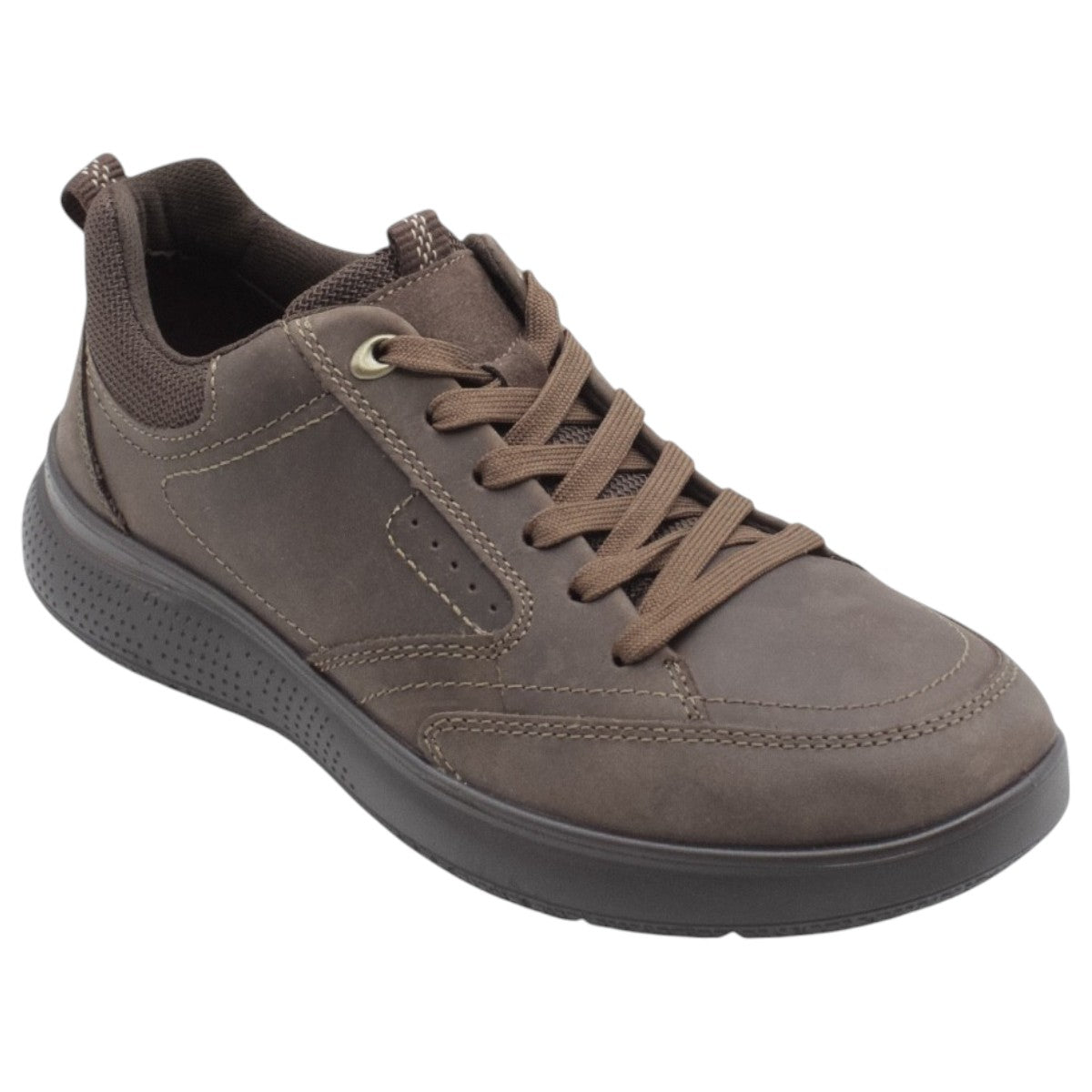 Foto 2 | Zapato De Confort Exterior Piel Color Café Para Hombre De Rbcollection