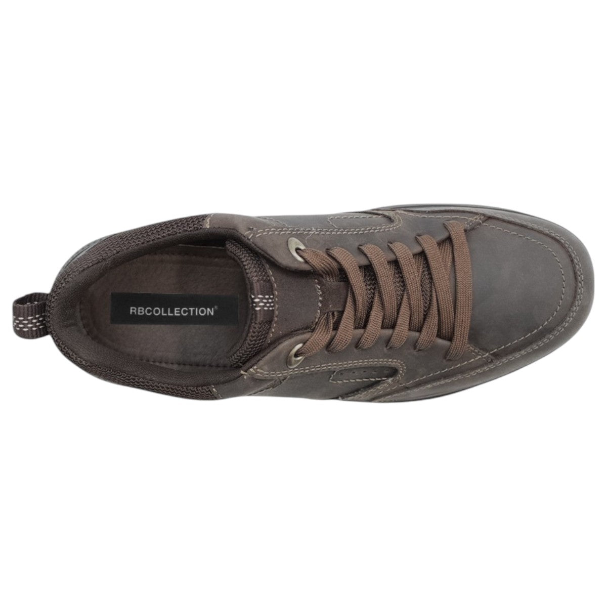 Foto 3 | Zapato De Confort Exterior Piel Color Café Para Hombre De Rbcollection