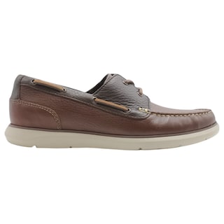 Foto 2 | Zapato De Confort Exterior Piel Color Café Para Hombre De Rbcollection