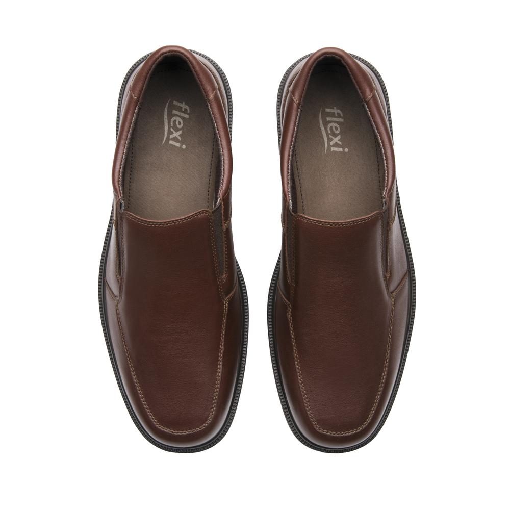 Foto 8 pulgar | Zapato Casual Flexi Cafe Para Hombre [fff3798] Cafe