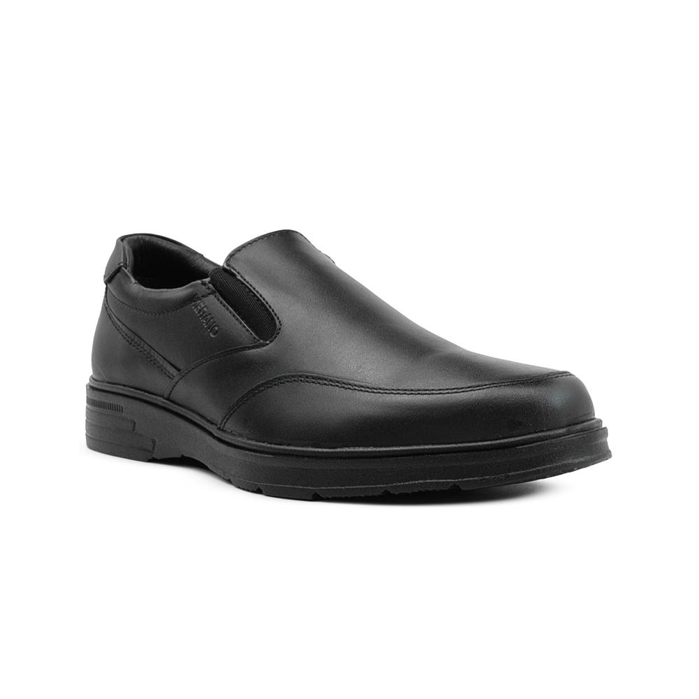 Foto 5 pulgar | Zapato Comodo Para Caballero Piel Negro Merano 25-29 Negro