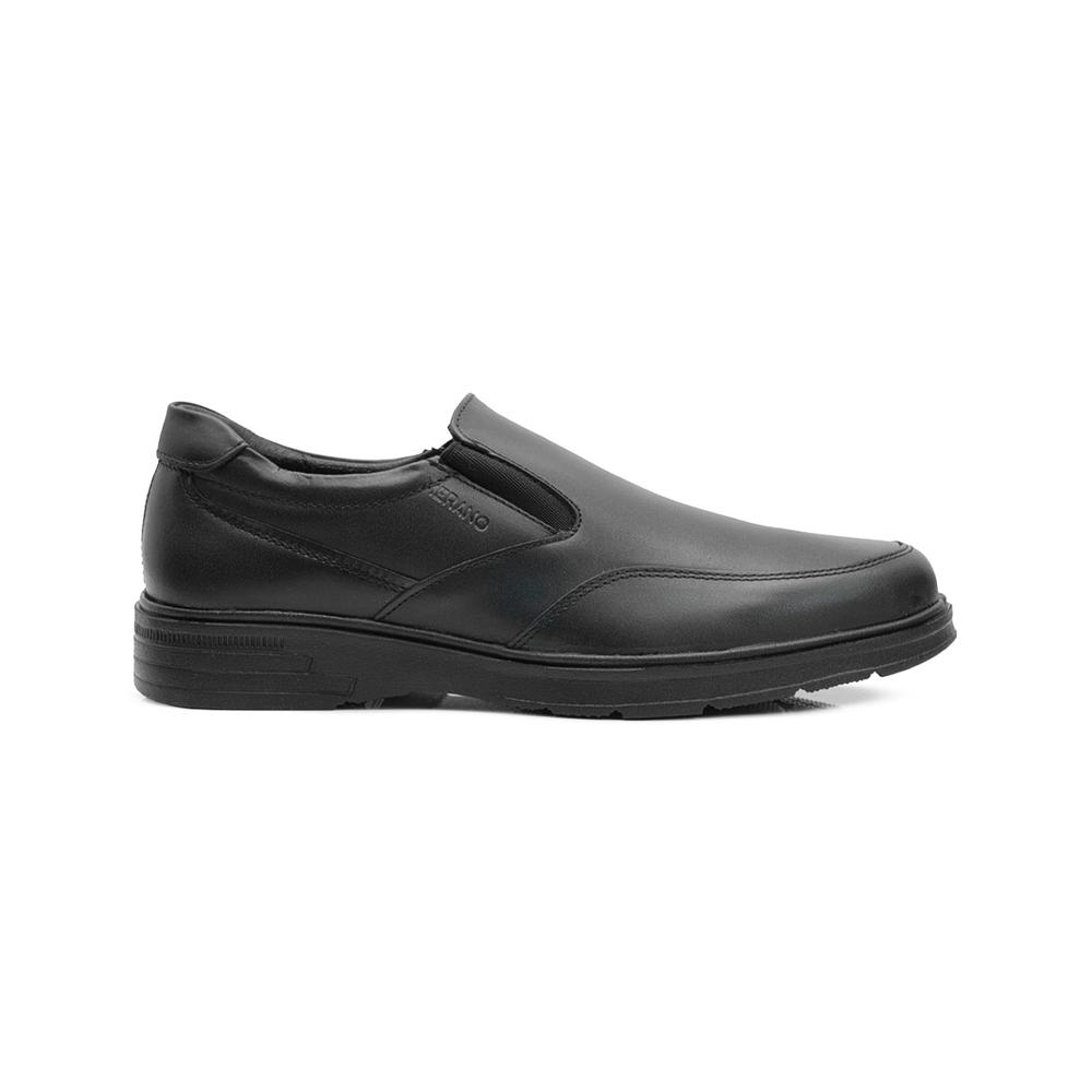Foto 7 pulgar | Zapato Comodo Para Caballero Piel Negro Merano 25-29 Negro