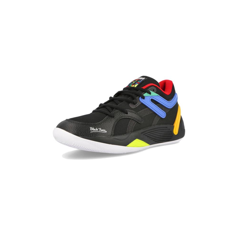 Foto 5 pulgar | Tenis Puma Trc Blaze Court Black Fives color Negro para Hombre