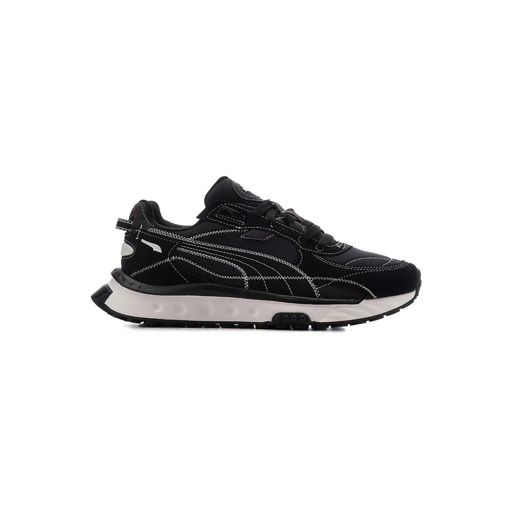 Foto 2 pulgar | Tenis Puma 383698 02 color Negro Wild Rider Embroidered Unisex Casual Caminar Moda