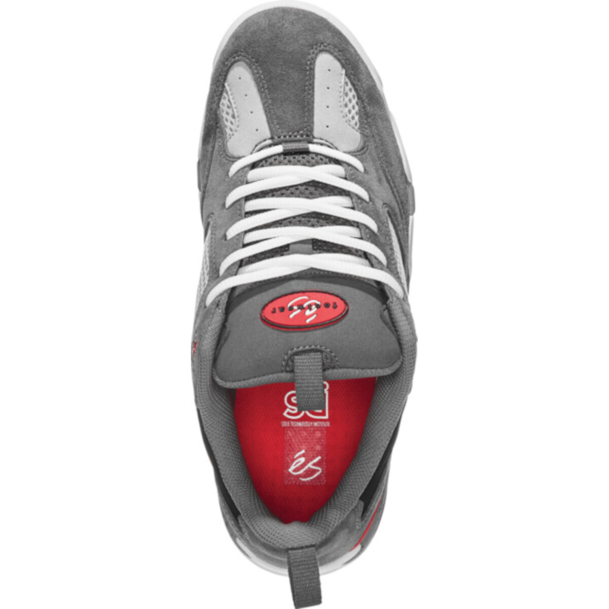 Foto 3 pulgar | Tenis Es Quattro Plus Grey/red 096 de Skateboarding para Hombre