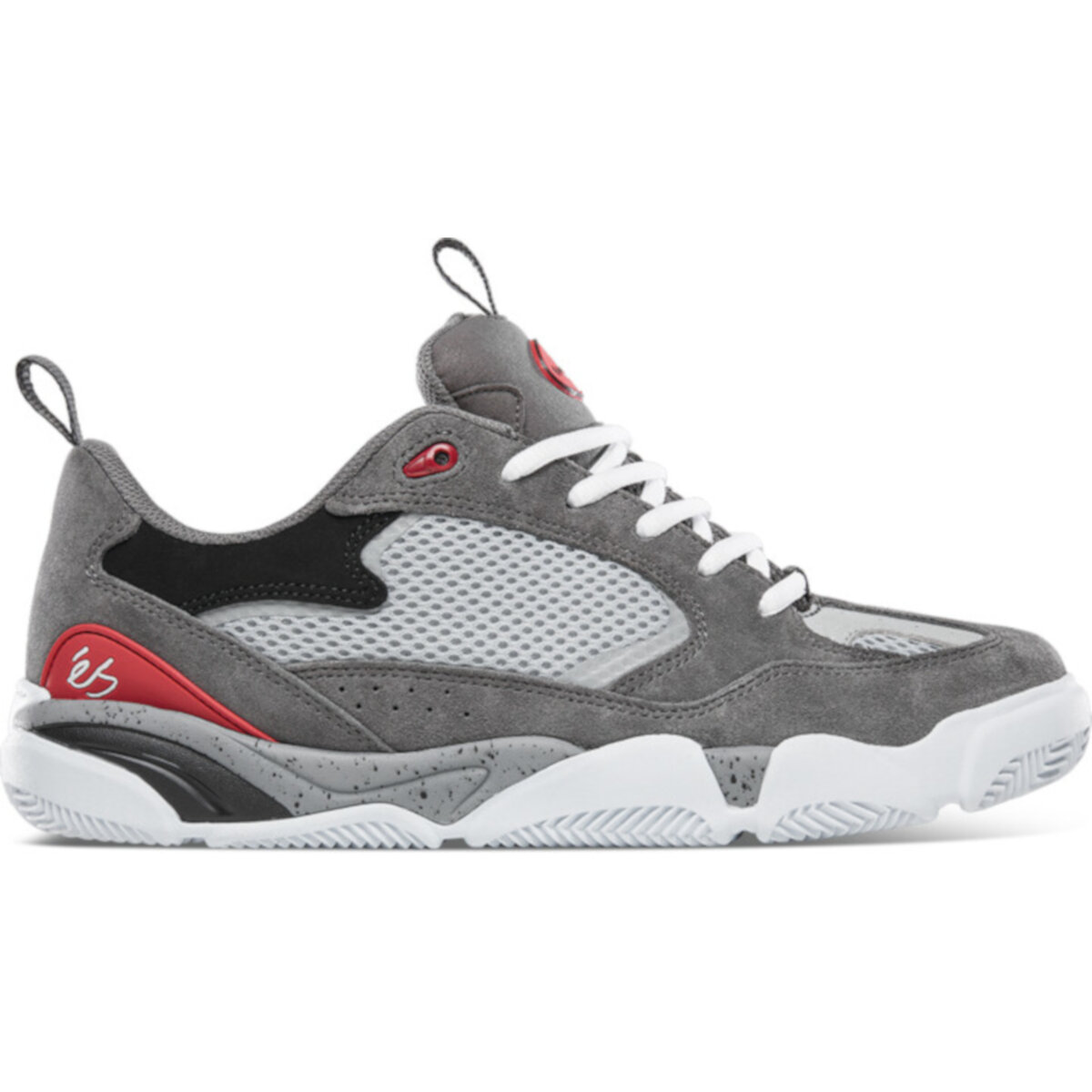 Foto 4 pulgar | Tenis Es Quattro Plus Grey/red 096 de Skateboarding para Hombre