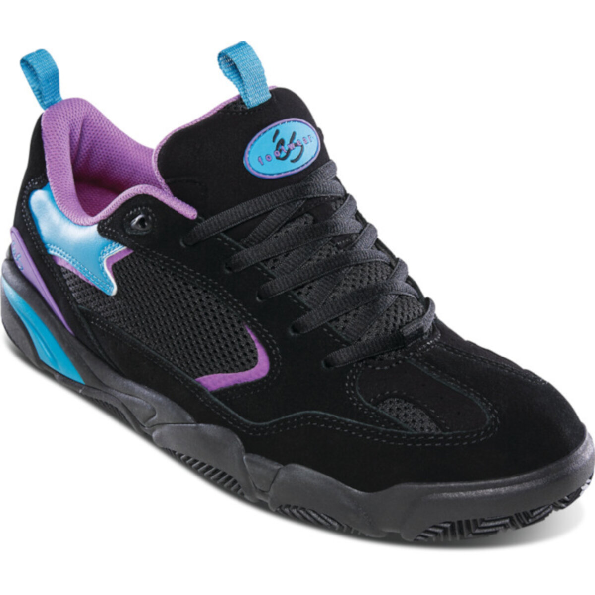 Tenis Es Quattro Plus Black/teal 387 Para Skateboarding