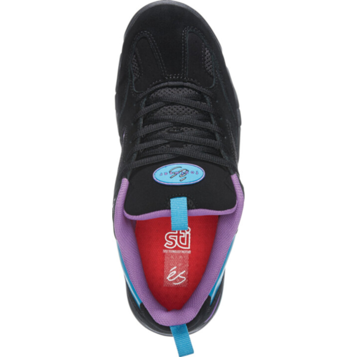 Foto 3 pulgar | Tenis Es Quattro Plus Black/teal 387 Para Skateboarding