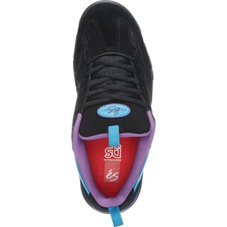 Foto 2 | Tenis Es Quattro Plus Black/teal 387 de Skateboarding para Hombre