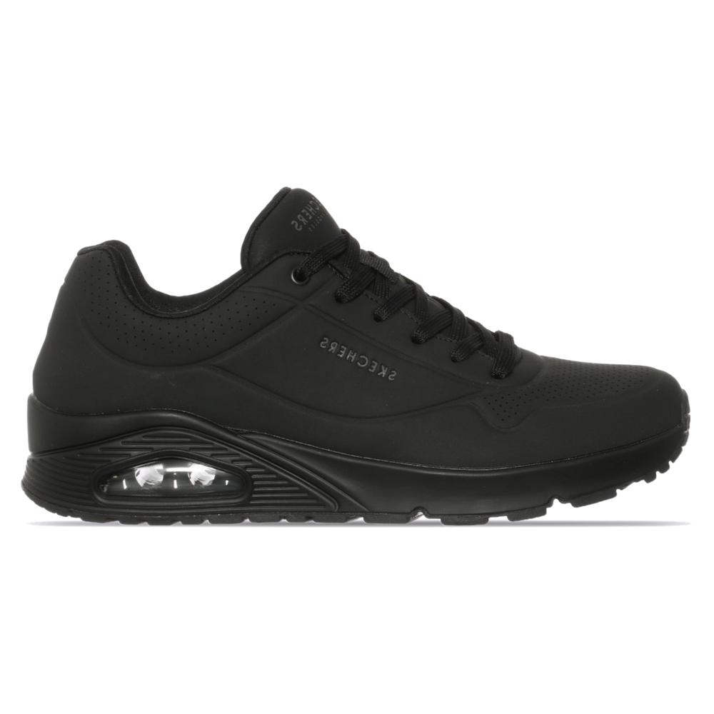 Foto 2 pulgar | Tenis Skechers Street Uno 52458BBK color Negro Deportivo Caminar Cómodo para Hombre