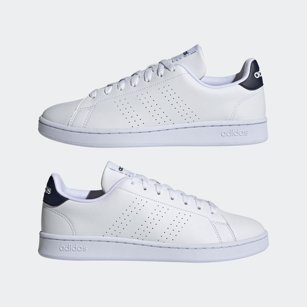 Foto 9 pulgar | Tenis Adidas Advantage Blancos Unisex