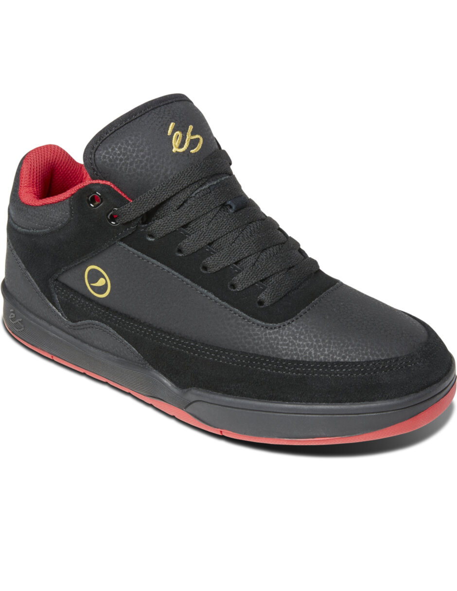 Foto 2 pulgar | Tenis Es Stylus Mid Black/red 595 color Negro para Hombre