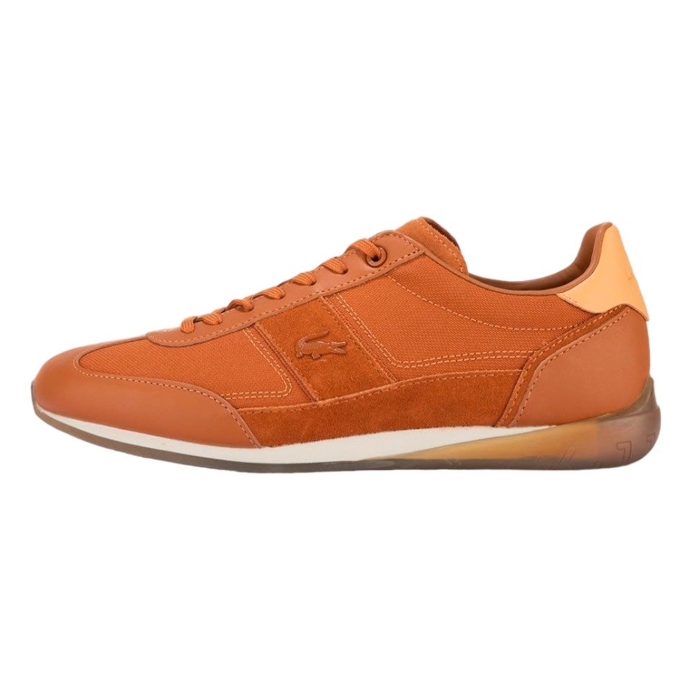 Tenis Lacoste Angular 222 Café Textil 744cma00272c3