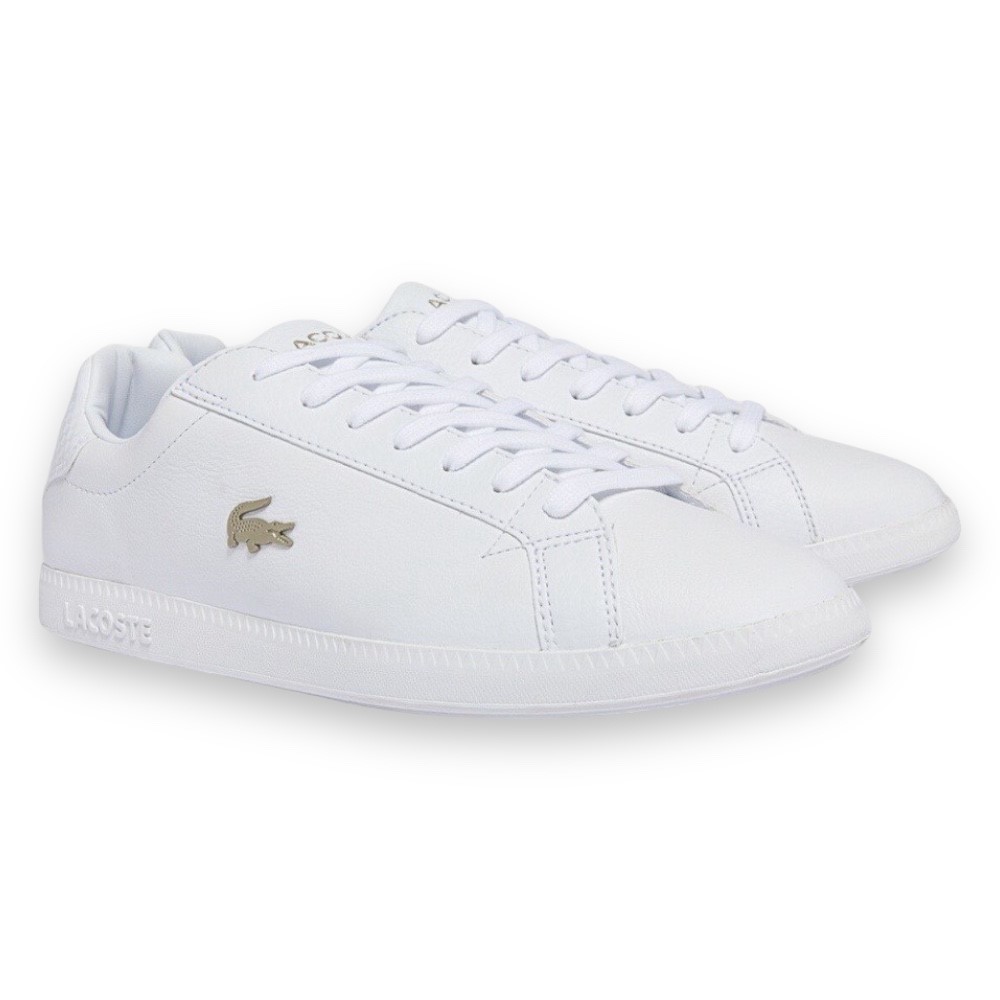 Foto 3 pulgar | Tenis Lacoste Graduate 0721 Sma Blanco Dije Dorado