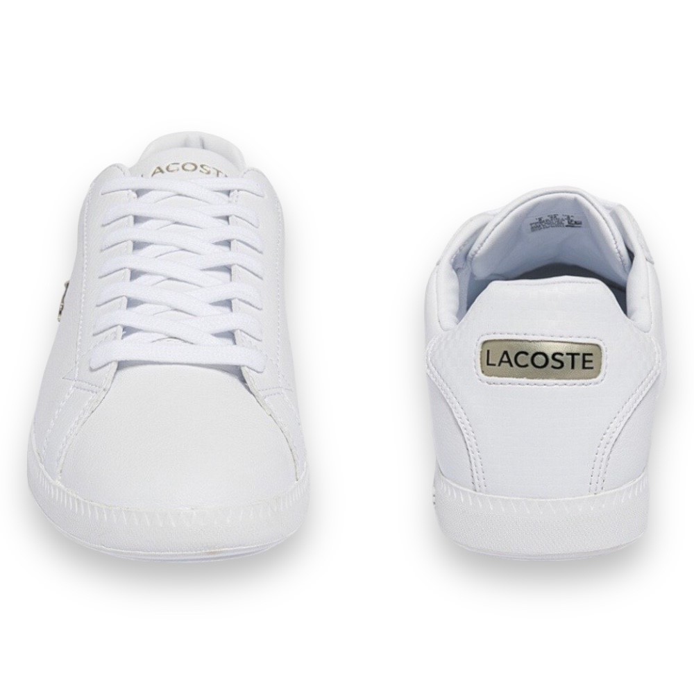 Foto 6 pulgar | Tenis Lacoste Graduate 0721 Sma Blanco Dije Dorado