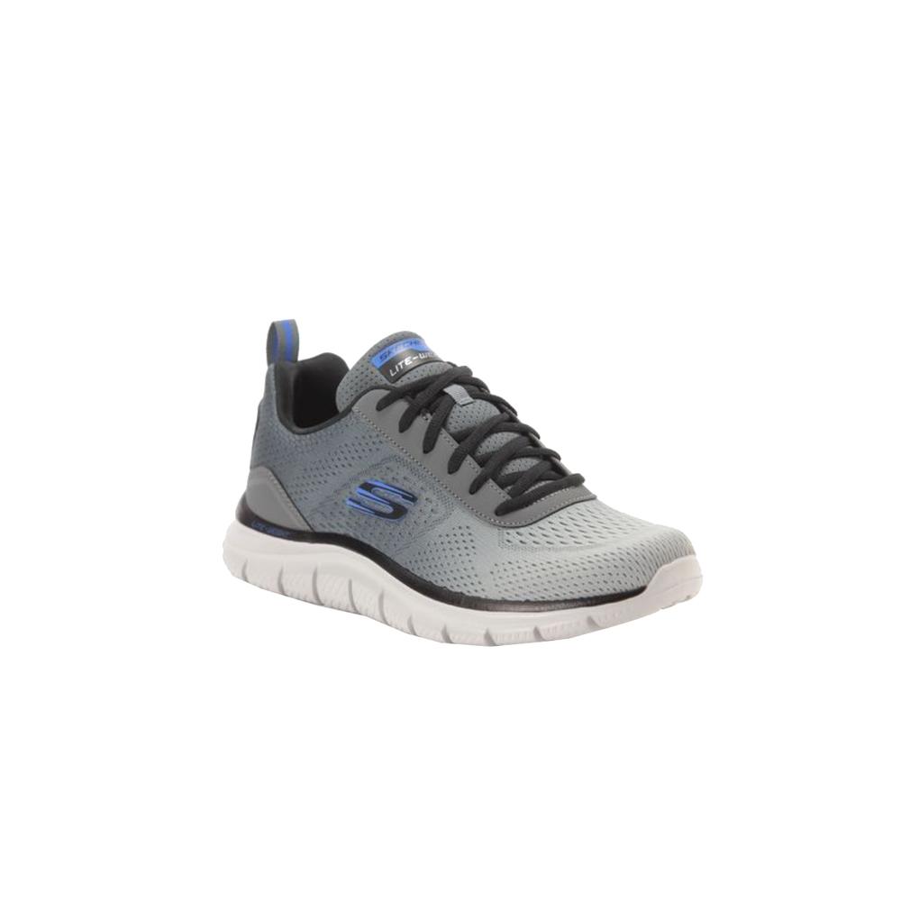 Foto 3 pulgar | Tenis Skechers Track Ripkent Training Deportivo Gris para Hombre