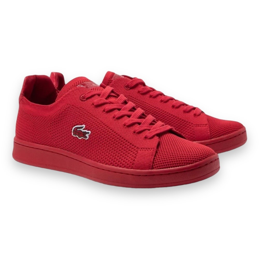 Foto 3 pulgar | Tenis Lacoste Carnaby Piquee Rojos para Hombre