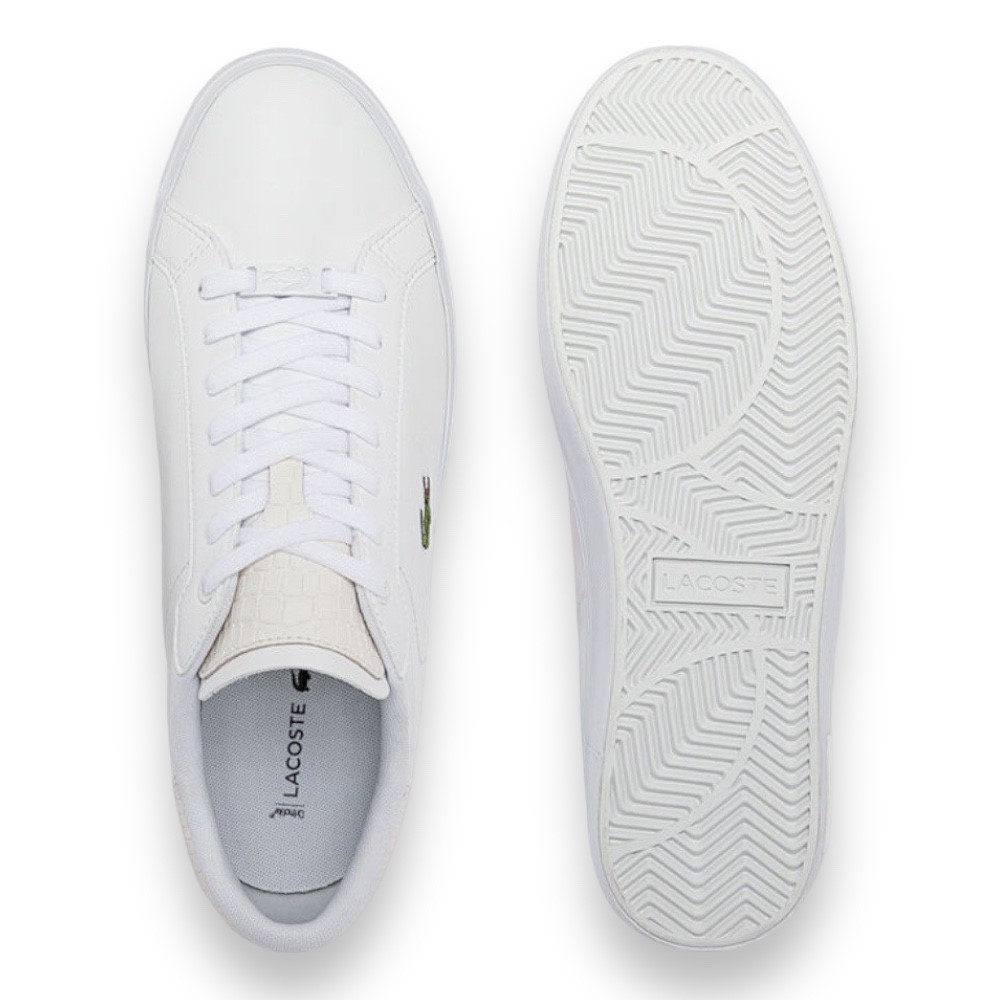 Foto 5 pulgar | Tenis Lacoste Powercourt Triple Blancos para Hombre