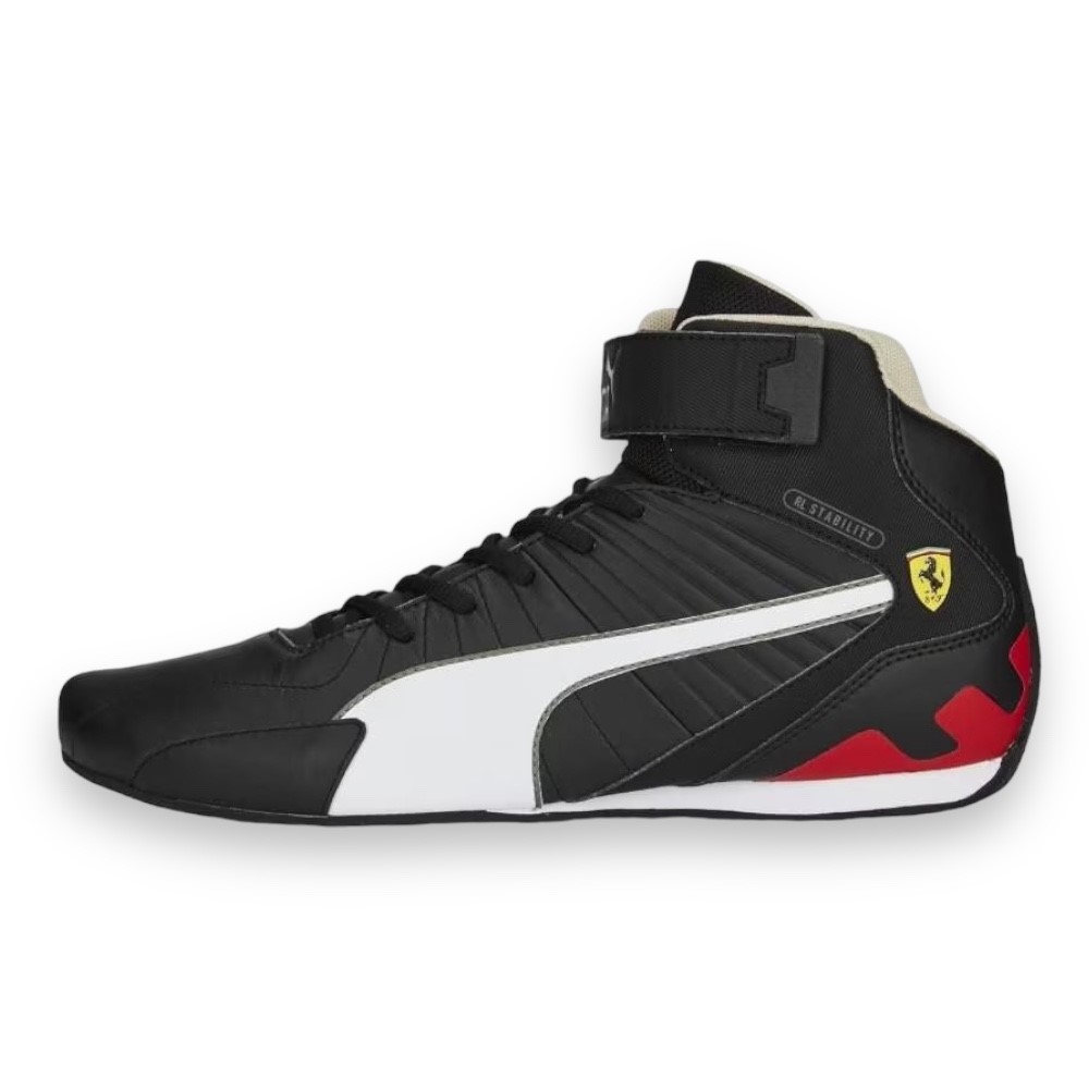 Foto 2 pulgar | Tenis Puma Scuderia Ferrari Kart Cat RL Mid Motorsport Negros para Hombre