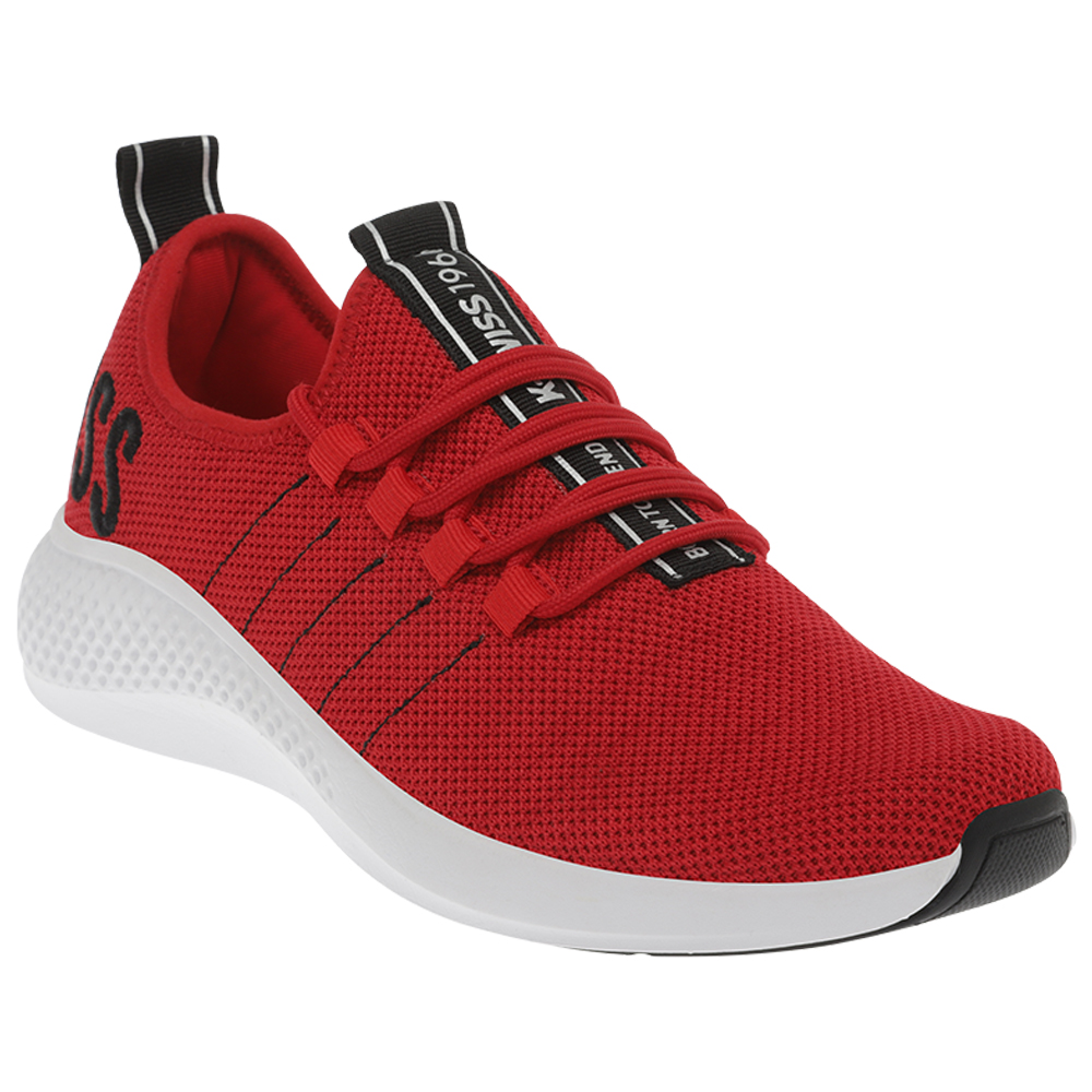 Foto 2 pulgar | Tenis K-Swiss New Flanagan color Rojo para Hombre