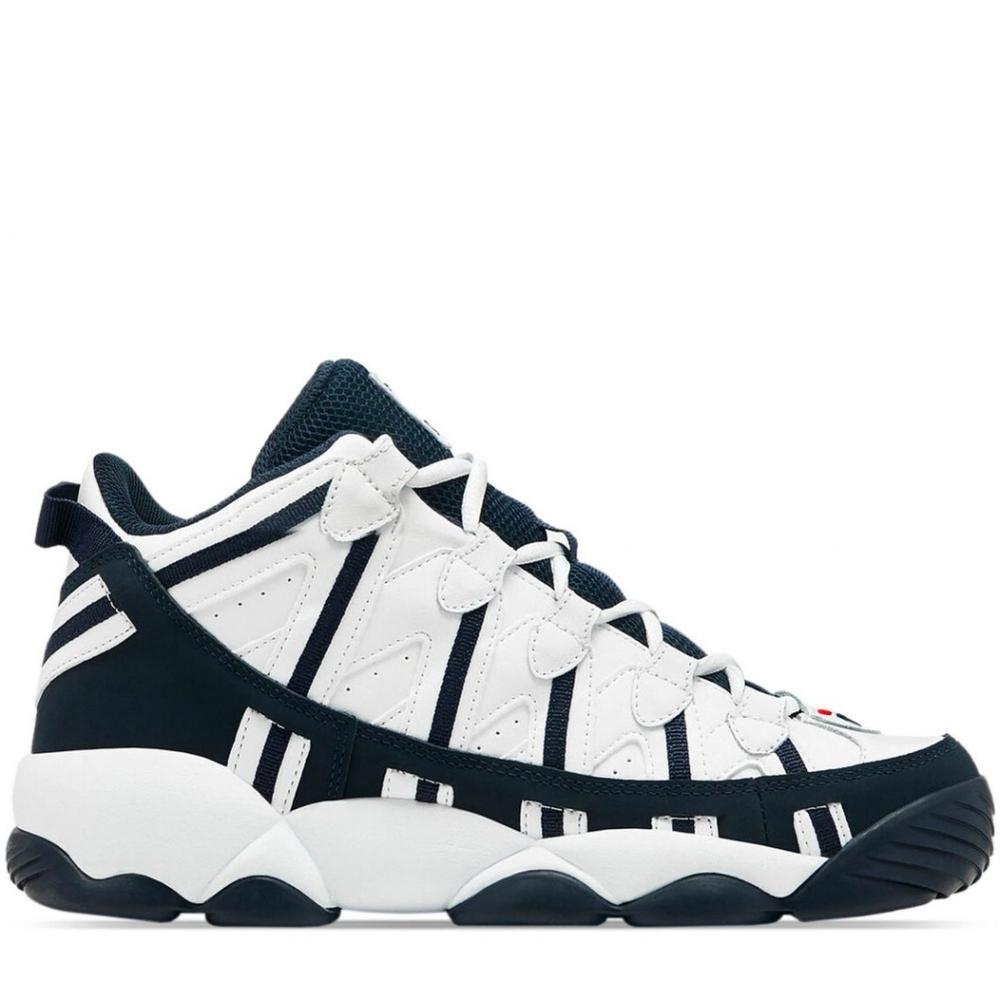 Foto 3 pulgar | Tenis Fila Stackhouse Spaghetti Blanco para Hombre
