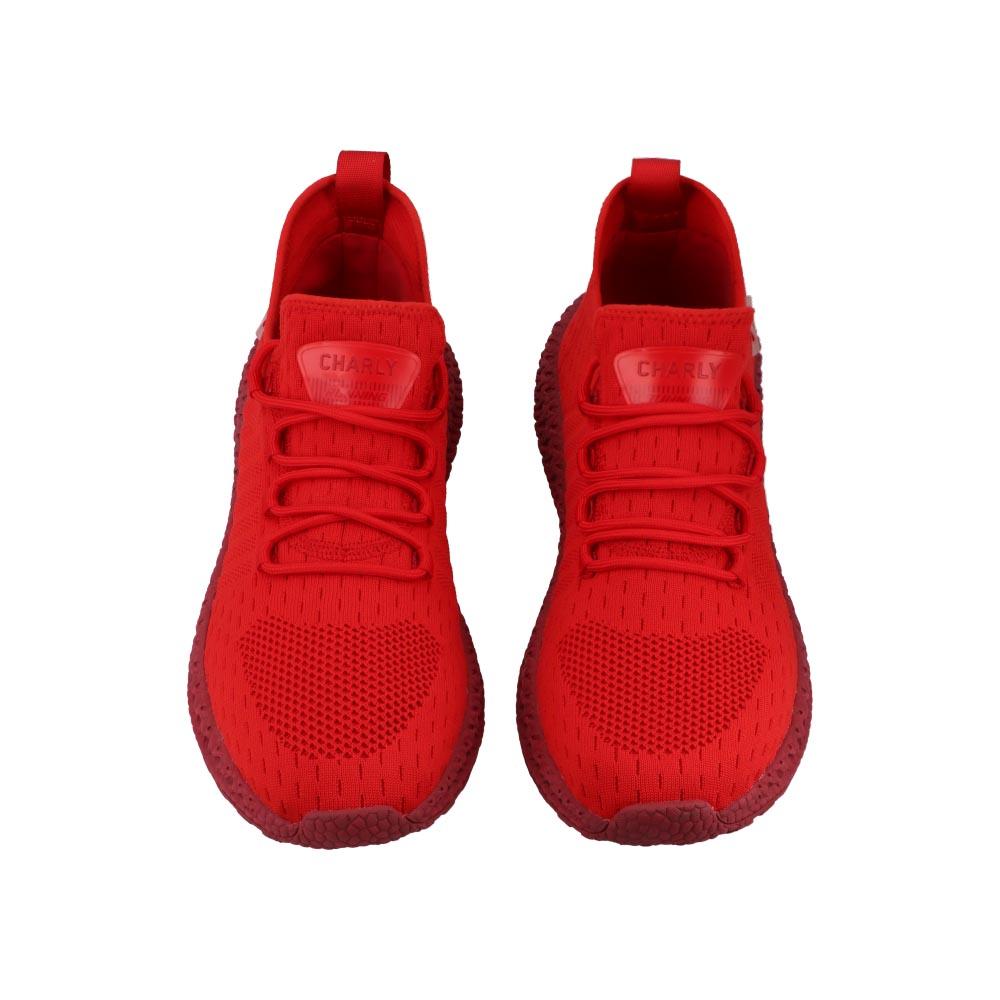 Foto 4 pulgar | Tenis Charly Hombre Originales Sport Gym Correr Rojo