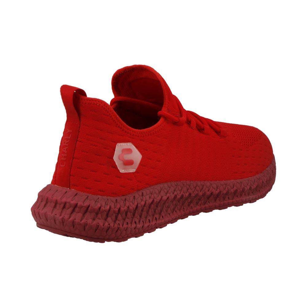 Foto 4 | Tenis Charly Hombre Originales Sport Gym Correr Rojo