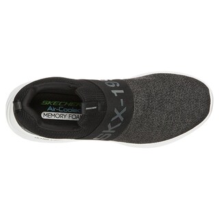 Foto 4 | Tenis Deportivos Skechers Negros Memory Foam para Hombre