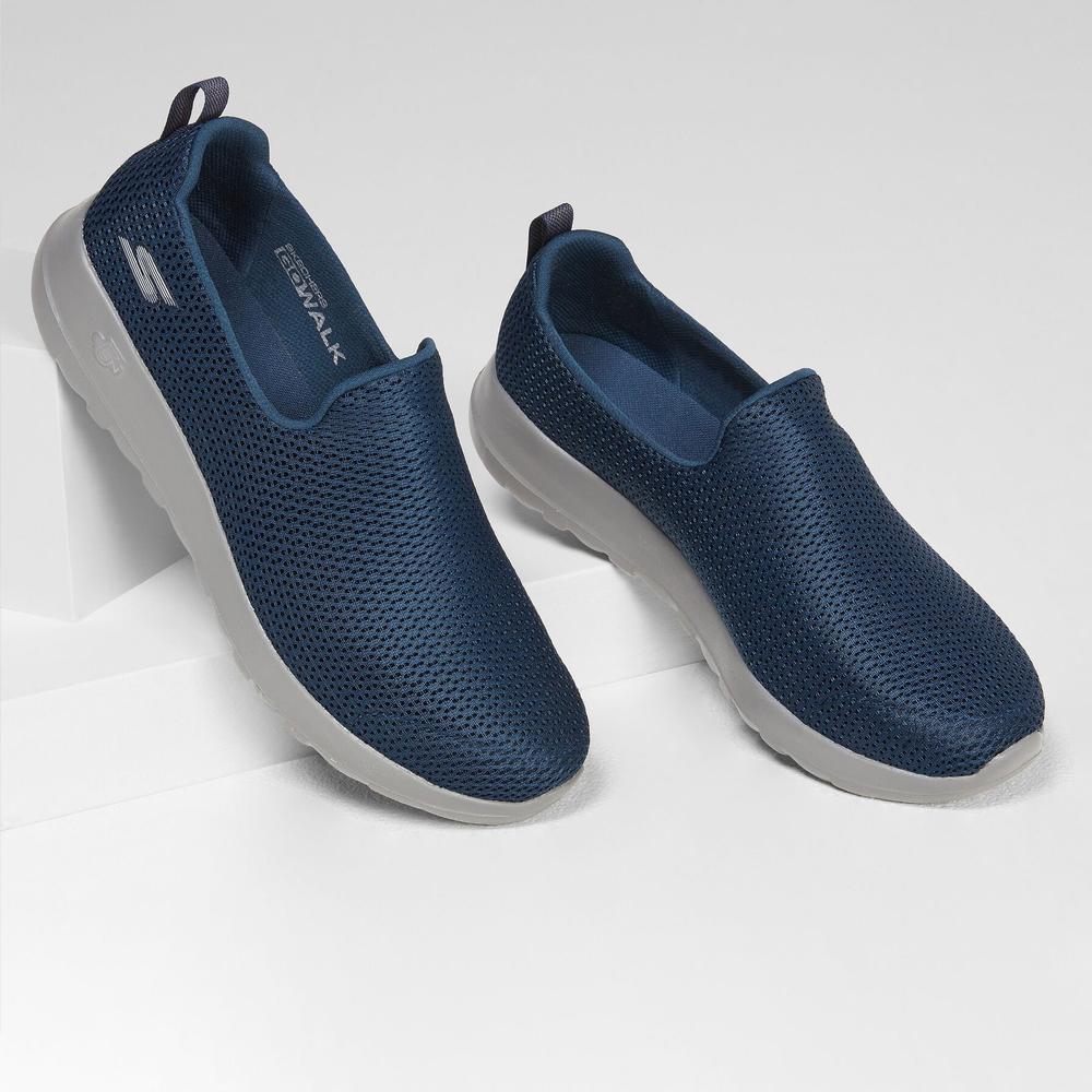 Foto 3 pulgar | Tenis Skechers Azules para Hombre