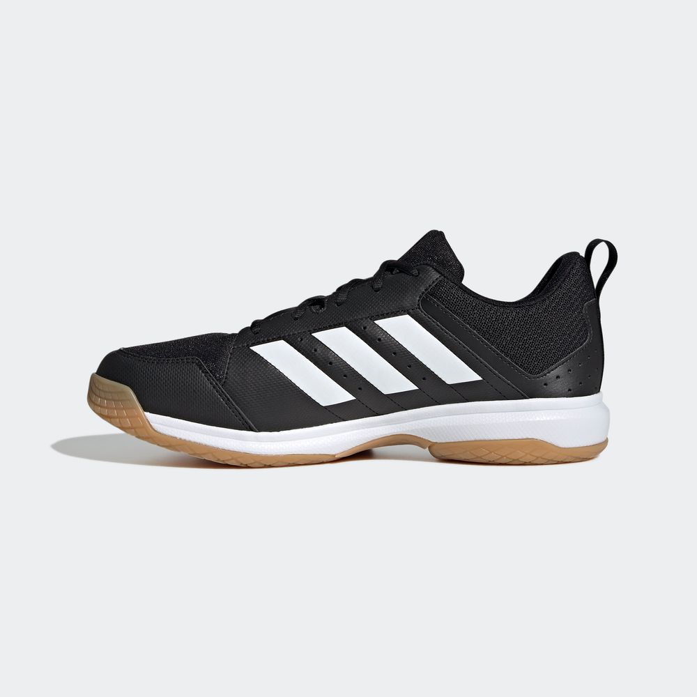 Foto 4 pulgar | Tenis Adidas Indoor Ligra 7 Negros Unisex