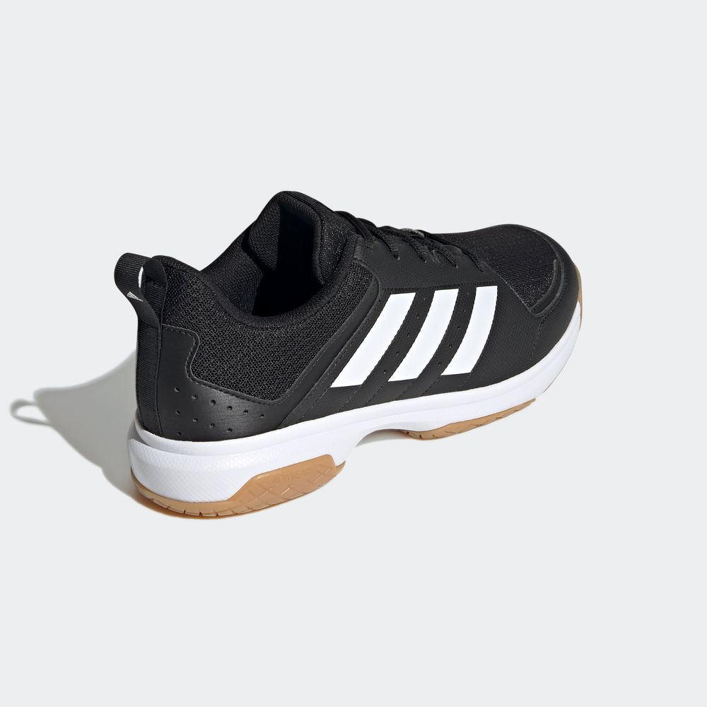 Foto 8 pulgar | Tenis Adidas Indoor Ligra 7 Negros Unisex