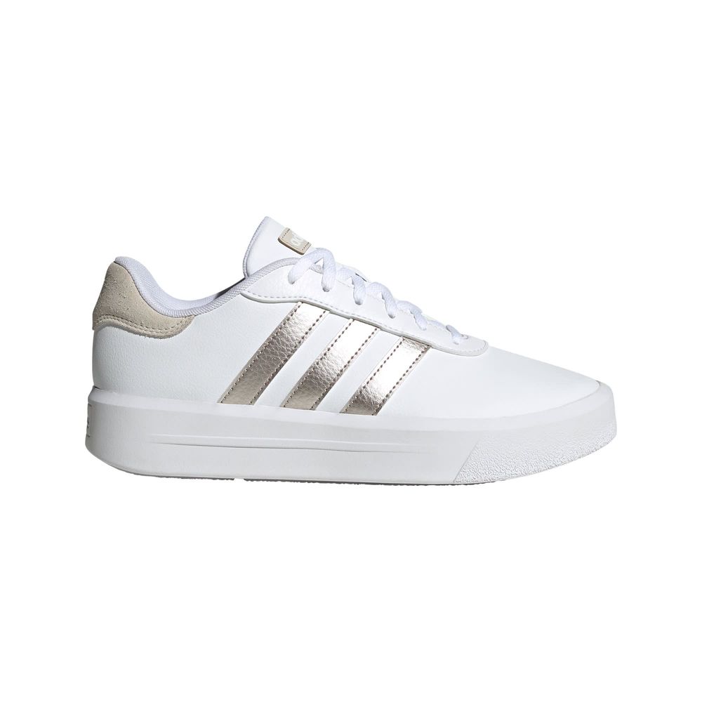 Foto 2 pulgar | Tenis Adidas Court Blancos Unisex