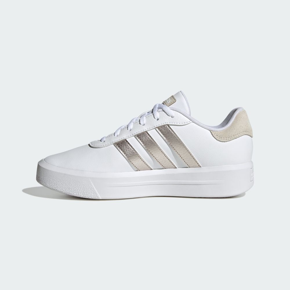 Foto 4 pulgar | Tenis Adidas Court Blancos Unisex