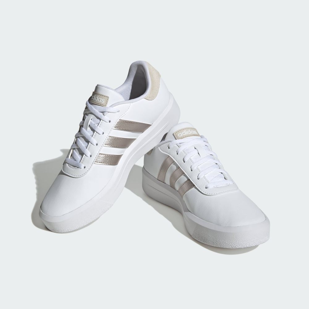 Foto 7 pulgar | Tenis Adidas Court Blancos Unisex