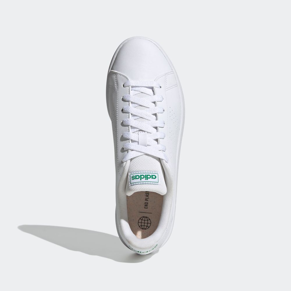 Foto 5 pulgar | Tenis Adidas Advantage Base Court Lifestyle Blancos Unisex