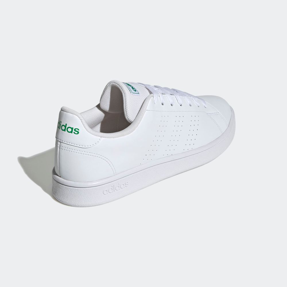 Foto 8 pulgar | Tenis Adidas Advantage Base Court Lifestyle Blancos Unisex