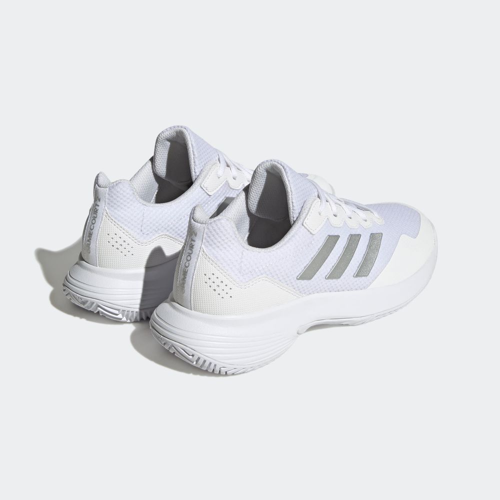 Foto 8 pulgar | Tenis Adidas Gamecourt 2.0 Blancos Unisex