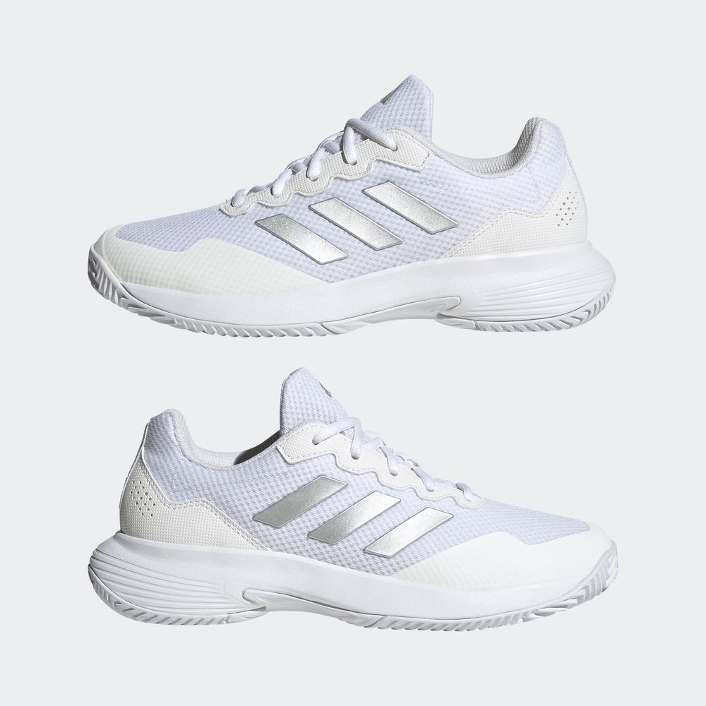 Foto 9 pulgar | Tenis Adidas Gamecourt 2.0 Blancos Unisex