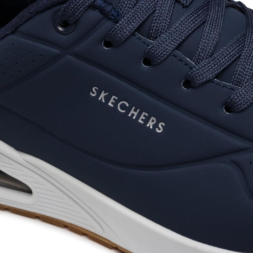 Foto 4 | Tenis Skechers Uno 52458nvy Azul Marino para Hombre