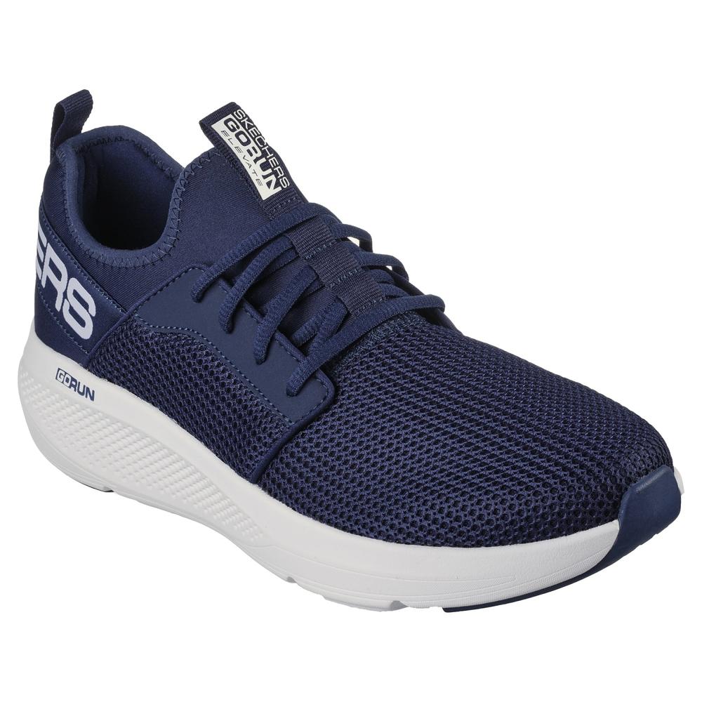 Foto 4 pulgar | Tenis para Hombre Skechers Go Run Elevate Azul Marino