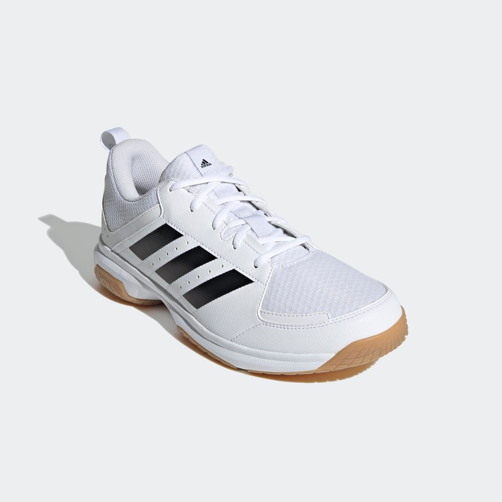 Foto 7 pulgar | Tenis Adidas Indoor Ligra 7 Blancos para Hombre