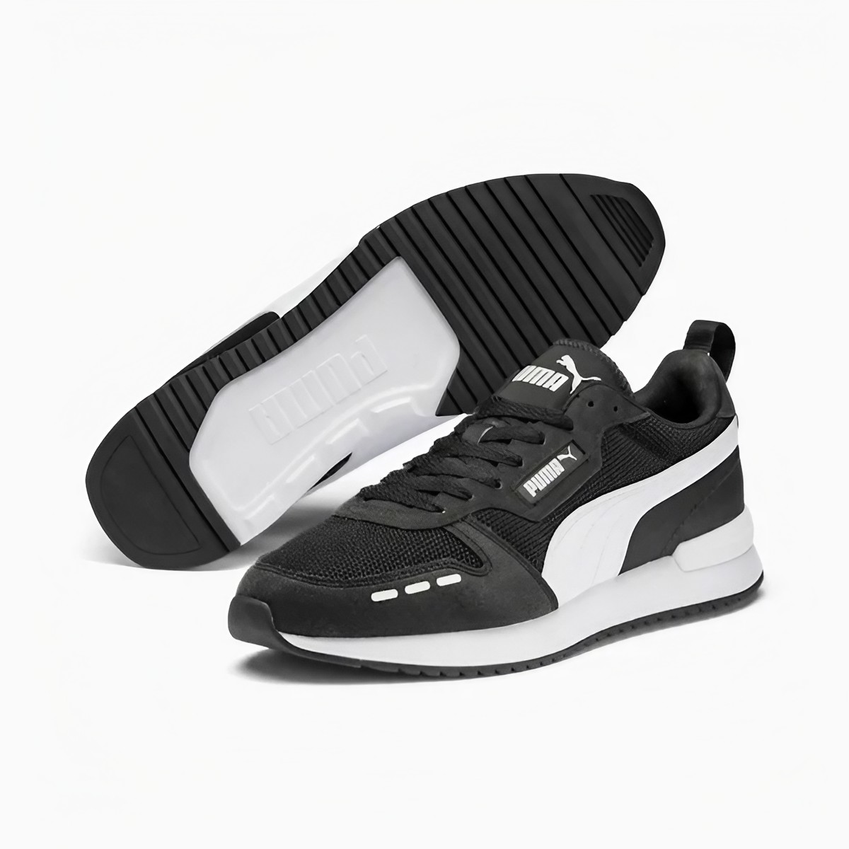 Foto 2 pulgar | Tenis Puma R78 Sneakers Clasico Negro / Blanco para Hombre