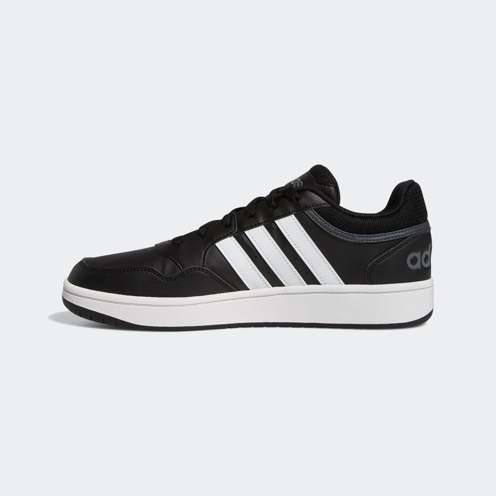 Foto 3 | Tenis Adidas Hoops 3.0 Low Classic Vintage Negros para Hombre